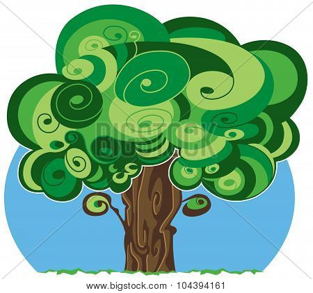 Green Leafy tree