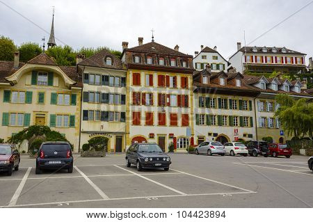 Picturesque Townhouses Of Morat