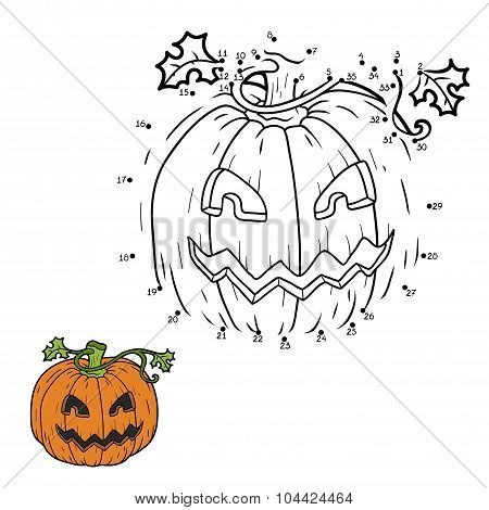 Numbers Game: Halloween Pumpkin