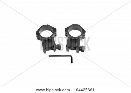 Two Ring For Mounting A Riflescope
