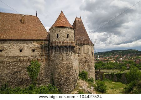 Corvin Castle or Hunyadi Castle in Hunedoara, Romania.