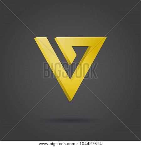 V Letter Logo