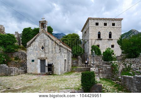 Church Of St. Jovan And The Palace, Old Bar, Montenegro