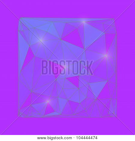 abstract background consisting of triangles