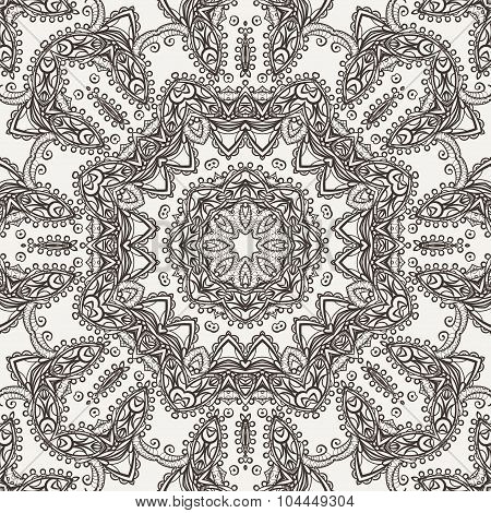 Seamless pattern imitating lace