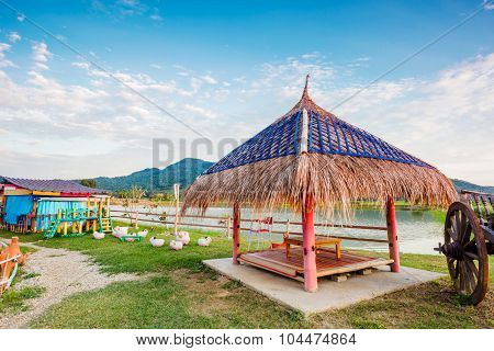 Beautiful Pavilion With Tatched