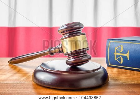 A Gavel And A Law Book - Poland