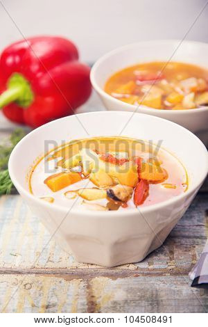 Soup With Mussels