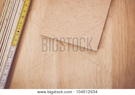 Thermal Insulating Compressed Hemp Fiber Panel And Yardstick