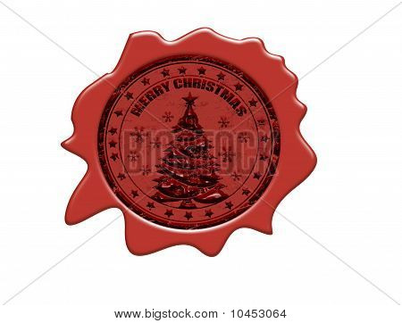 สุขสันต์วันคริสต์มาสขี้ผึ้งตรา