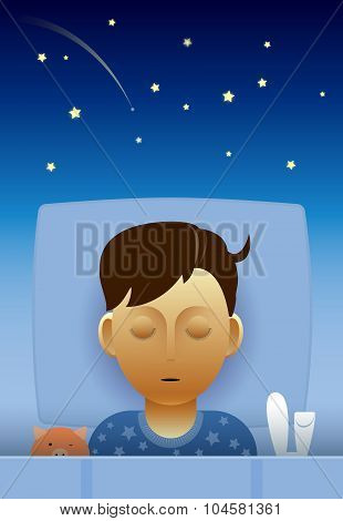 Little boy sleeping
