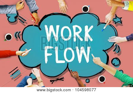 Work Flow Efficiency Implement Process System Concept
