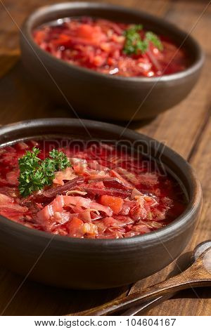 Vegetarian Borscht Soup