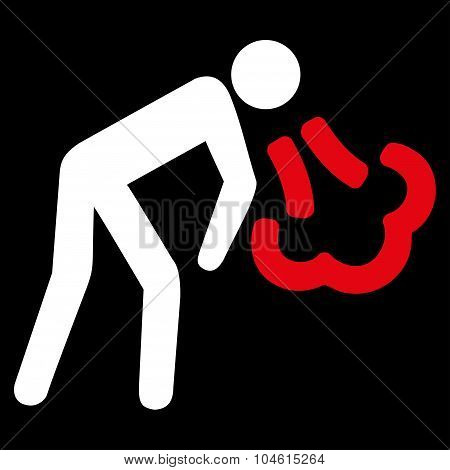 Cough Flat Icon