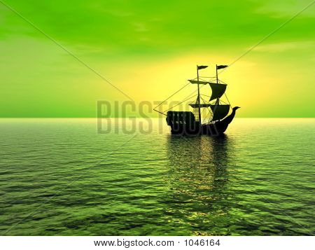 Ship_Sunset_La
