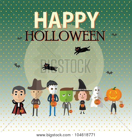 happy halloween eps10 format