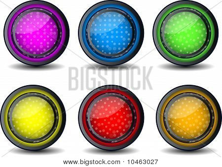 Bouton brillant