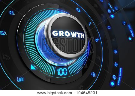 Growth Controller on Black Control Console.