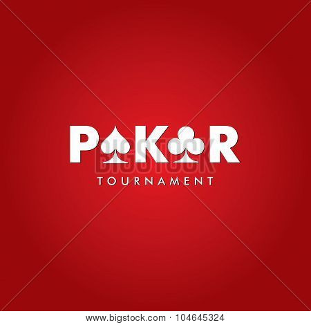 Poker Casino Vector Logo Template