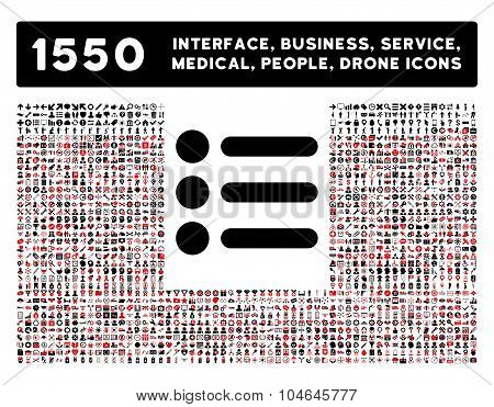 Items Icon and More Interface, Business, Tools, People, Medical, Awards Flat Vector Icons
