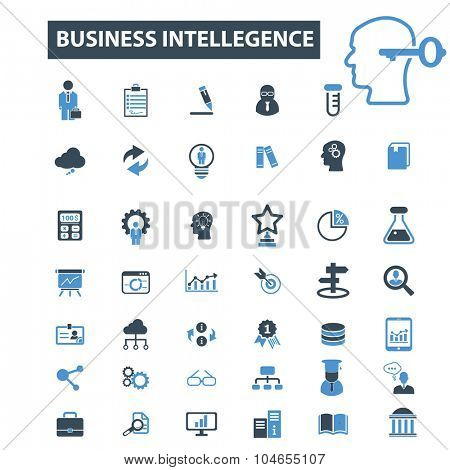 business intelligence icons