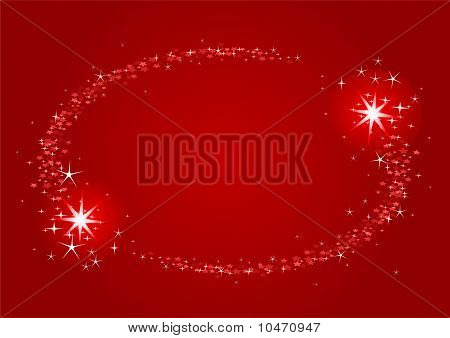 Shooting Stars Christmas Frame