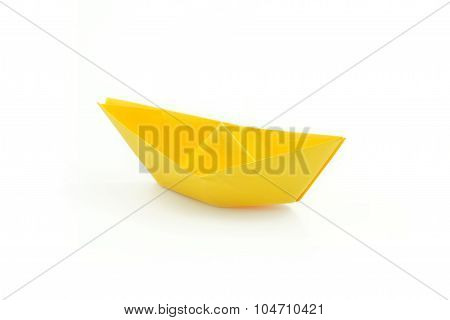 Yellow Paper Ship