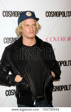 LOS ANGELES - OCT 12:  Cody Simpson at the Cosmopolitan Magazine's 50th Anniversary Party at the Ysabel on October 12, 2015 in Los Angeles, CA