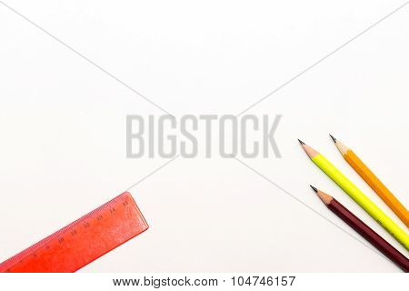 pencil isolated on white background