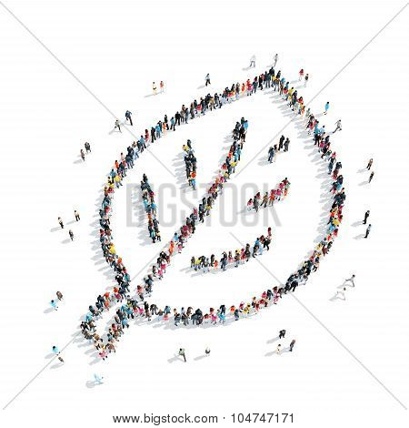 people  leaves cartoon