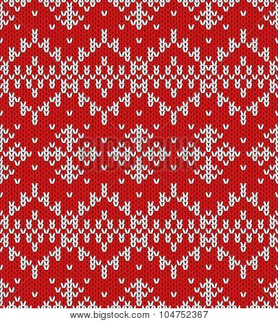 Vector Snowflakes Christmas Pattern