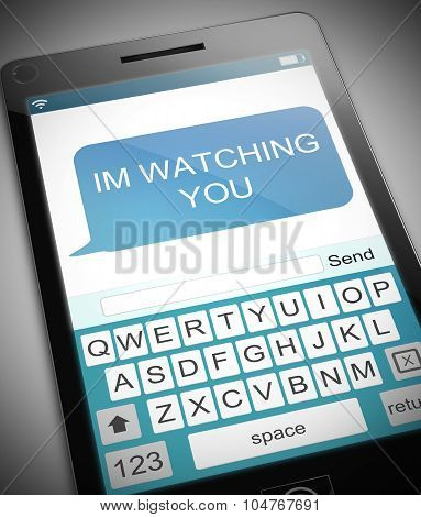 Watching Concept.