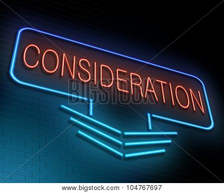 Consideration Concept.