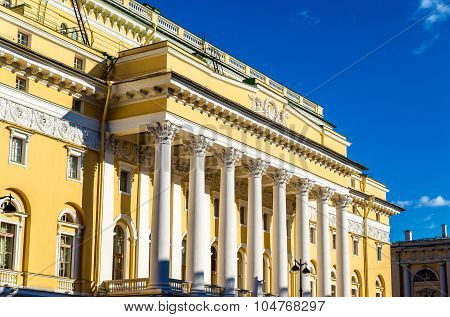 Alexandrinsky Theatre In Saint Petersburg - Russia