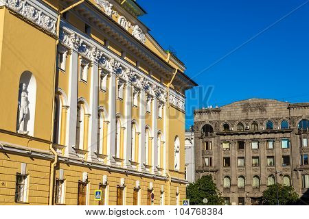 Alexandrinsky Theatre In Saint Petersburg - Russia