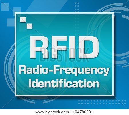 RFID Blue Technical Background