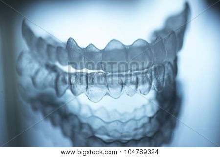 Invisible Dental Teeth Brackets Aligners Braces Retainers