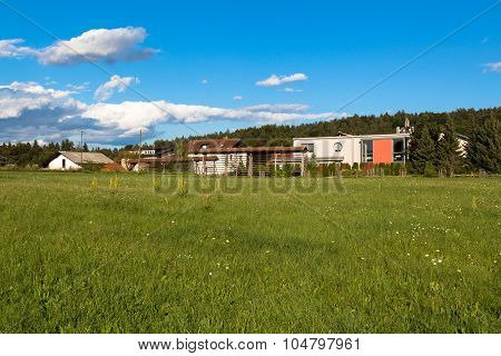 Modern village.