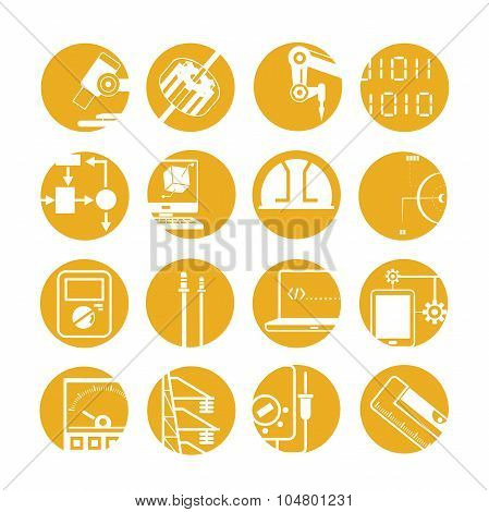 automated robot icons