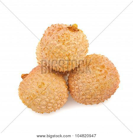 Asian Fruit Lichee Isolated