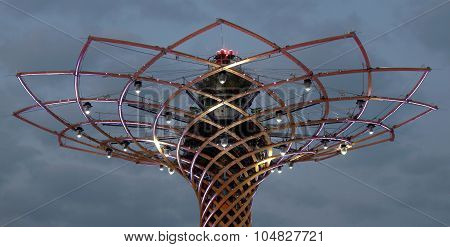 Milan, Italy - 8Th September, 2015. Expo Tree Of Life