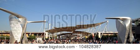 Milan, Italy - 8Th September, 2015. Expo Milan 2015. Decumano Street