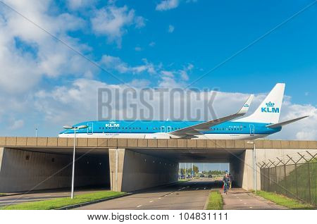 Airplane Over Highway