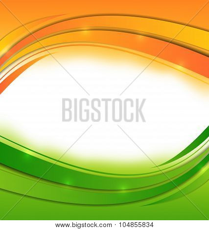 Wavy Background for Indian Holidays
