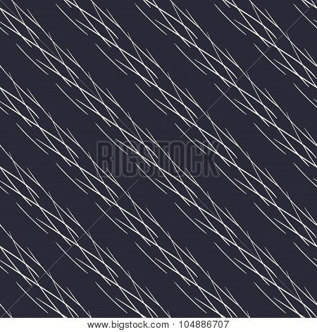 Geometric hand drawn linear seamless pattern