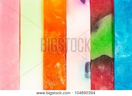 Beautiful set of many different handmade soap.