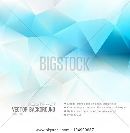 Abstract Geometric Background Design