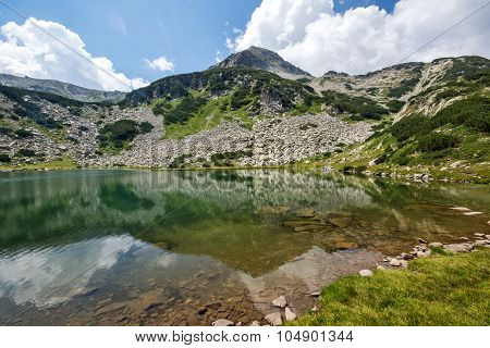 Hvoynati Peak and Muratovo Lake, Pirin Mountain Landscape