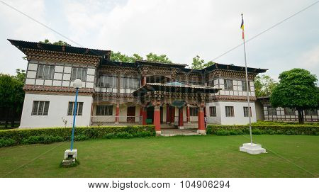 Color Paintings Bhutanese Temple
