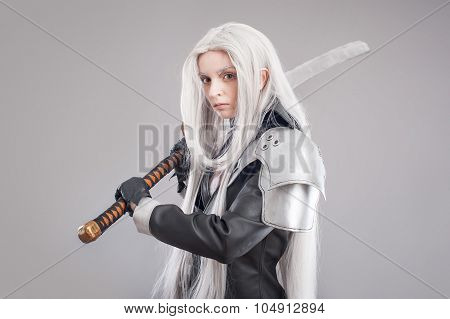 Fantasy woman warrior